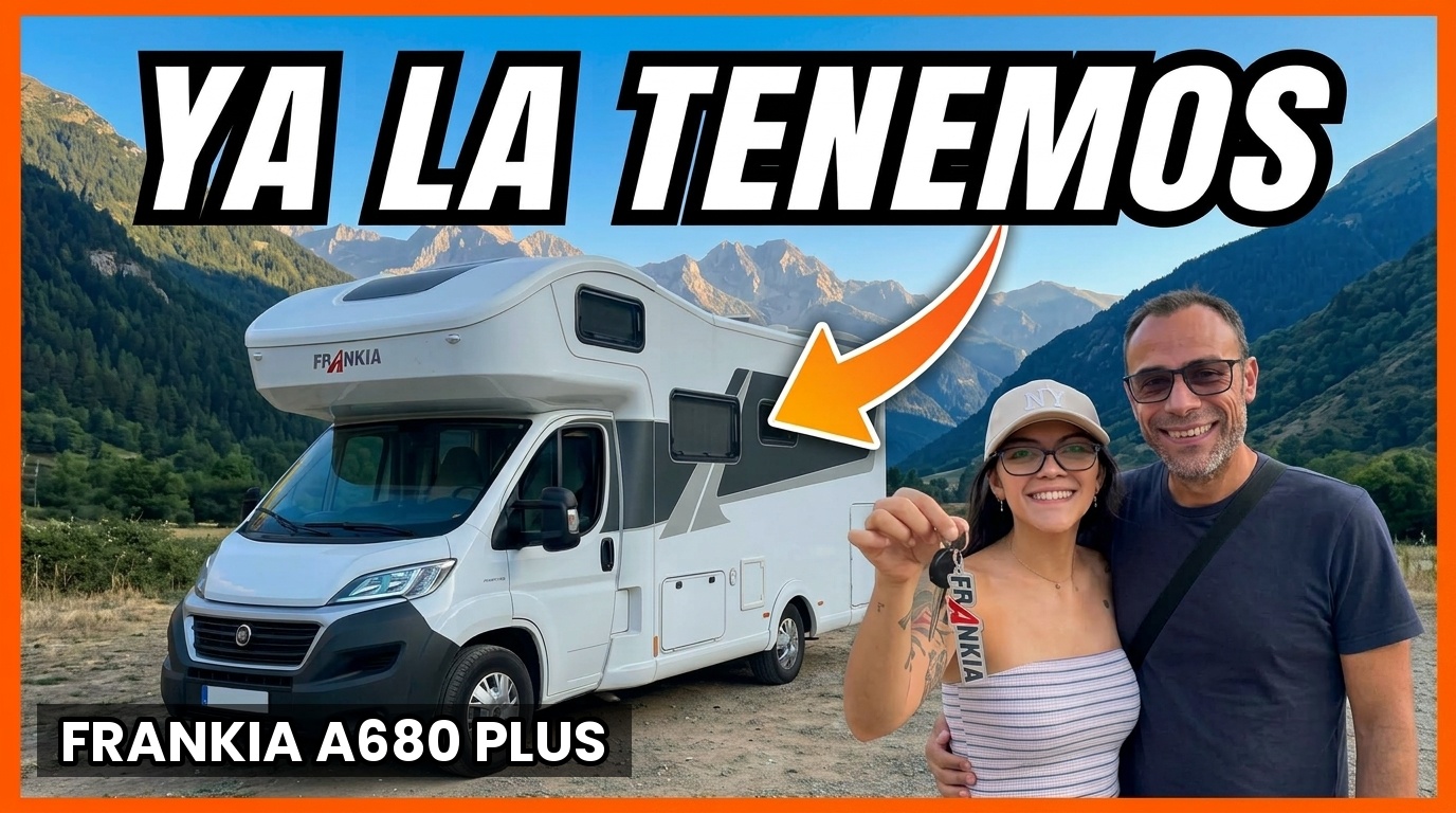 Entrega autocaravana Frankia A680 PLUS en M3 Caravaning, Madrid